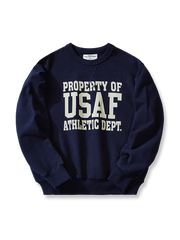 490グラムヘビーウェイトUSAFプリントスウェットの製品イメージ
