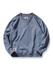 製品画像: 5色展開のクラシックなヘビーウェイトパイルクルーネックスウェットの全体画像