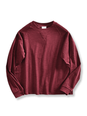 製品画像: ヘビーウェイト竹節糸長袖Tシャツの正面展示