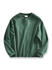 製品画像: ヘビーウェイト竹節糸長袖Tシャツの正面展示