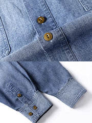 50日間ウォッシュ加工 ルーズフィット 長袖シャツ