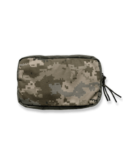 500Dナイロン製の防水モジュール式仕切り収納バッグ。ダブルジッパーと多彩な内部仕切り、MOLLE対応で高い実用性を備えたアイテム。