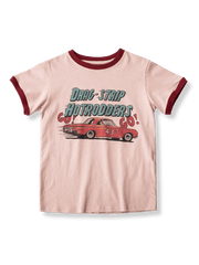 PESSOA CLUB アメリカンレトロ 60年代ヒッピー風プリントTシャツ全体像