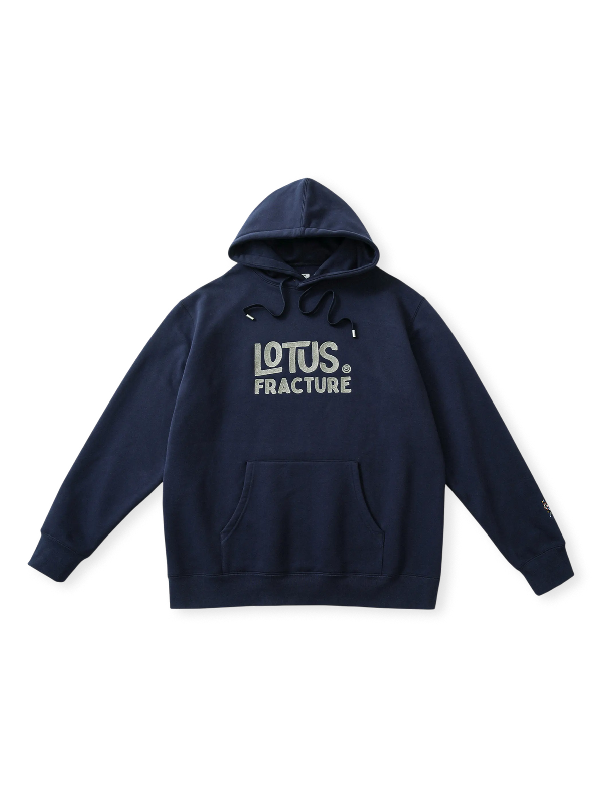 640g厚手ニット生地の連帽スウェット。ヴィンテージ刺繍と高密度リブ仕様付き