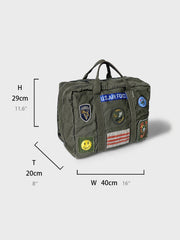 70年代 ヴィンテージウォッシュダックキャンバス デプロイメントバッグ