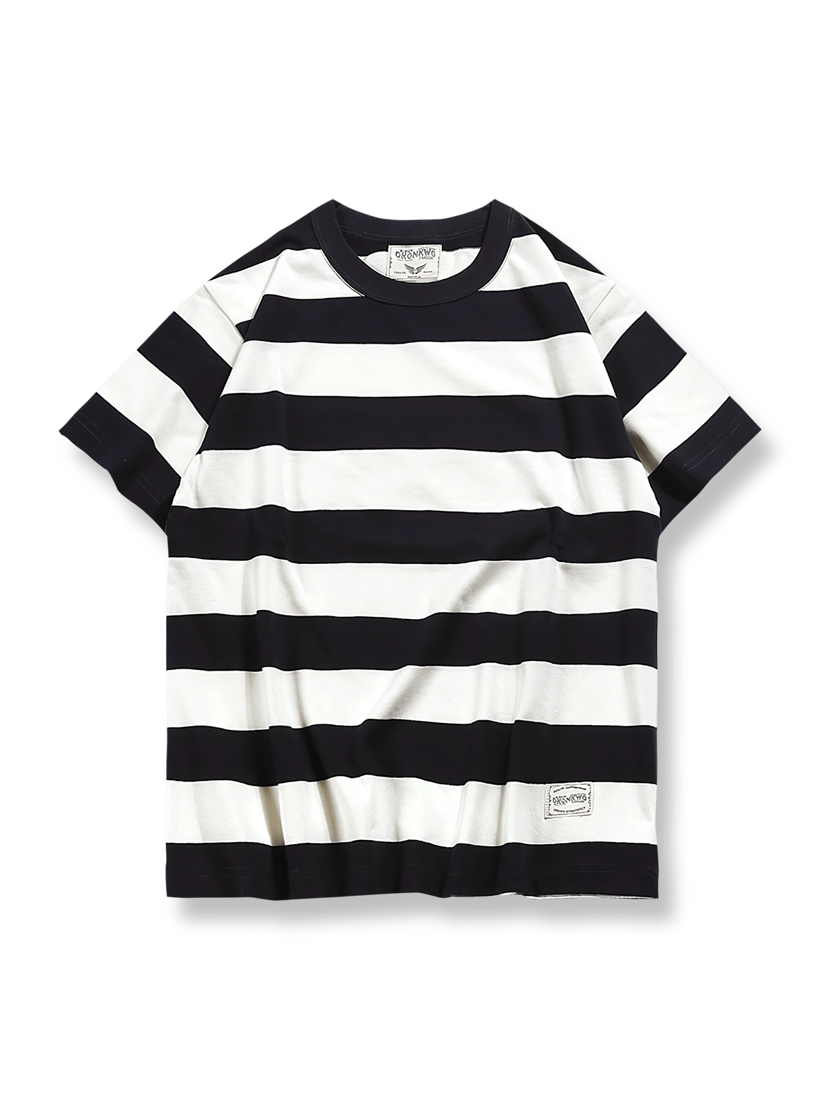 製品画像: 囚人ライダースストライプTシャツ正面展示