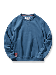 製品画像: 9色展開厚手フリース裏地のクルーネックスウェット全体展示