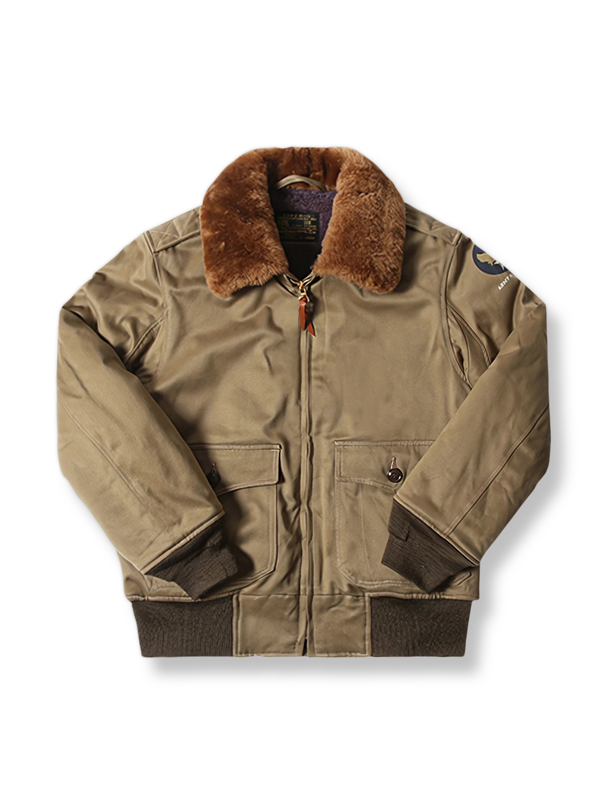 95％ウール中綿入りB-10フライトジャケット