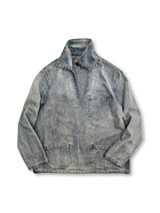 Vネック ワークシャツ