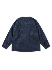 ウォッシュブルー染め Vネック デニムジャケット