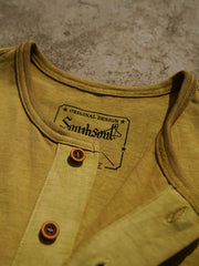 植物染めヘンリーネックTシャツ