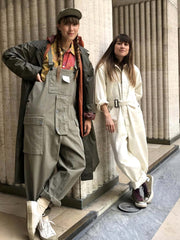 マルチポケット サロペット ワークパンツ