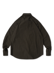 ブラックカラーチェックシャツ