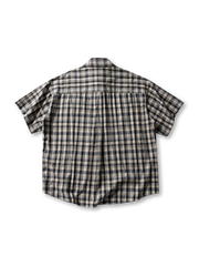 ワイドチェックリラクシングシャツ