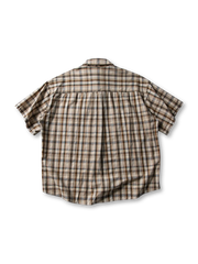 ワイドチェックリラクシングシャツ