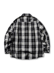 チェック柄コットンシャツ