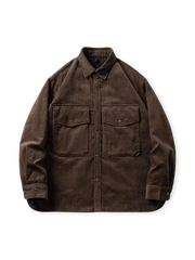 粗目ウェール コーデュロイシャツジャケット