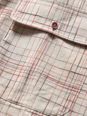 カラーチェックワークシャツ