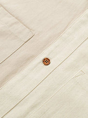 バイカラーリラックス半袖シャツ