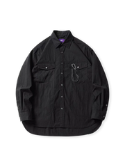 アウトドア ダークチェック ワークシャツ