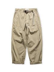 ヘリンボーン ワイドパンツ