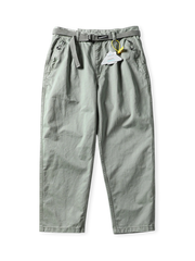 ルーズフィット テーパード ワイドパンツ