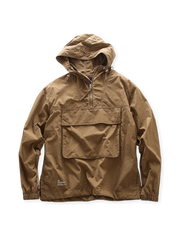 ダークチェック ハーフジップ プルオーバーウインドブレーカー