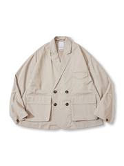 多ポケット機能テーラードジャケット全体像