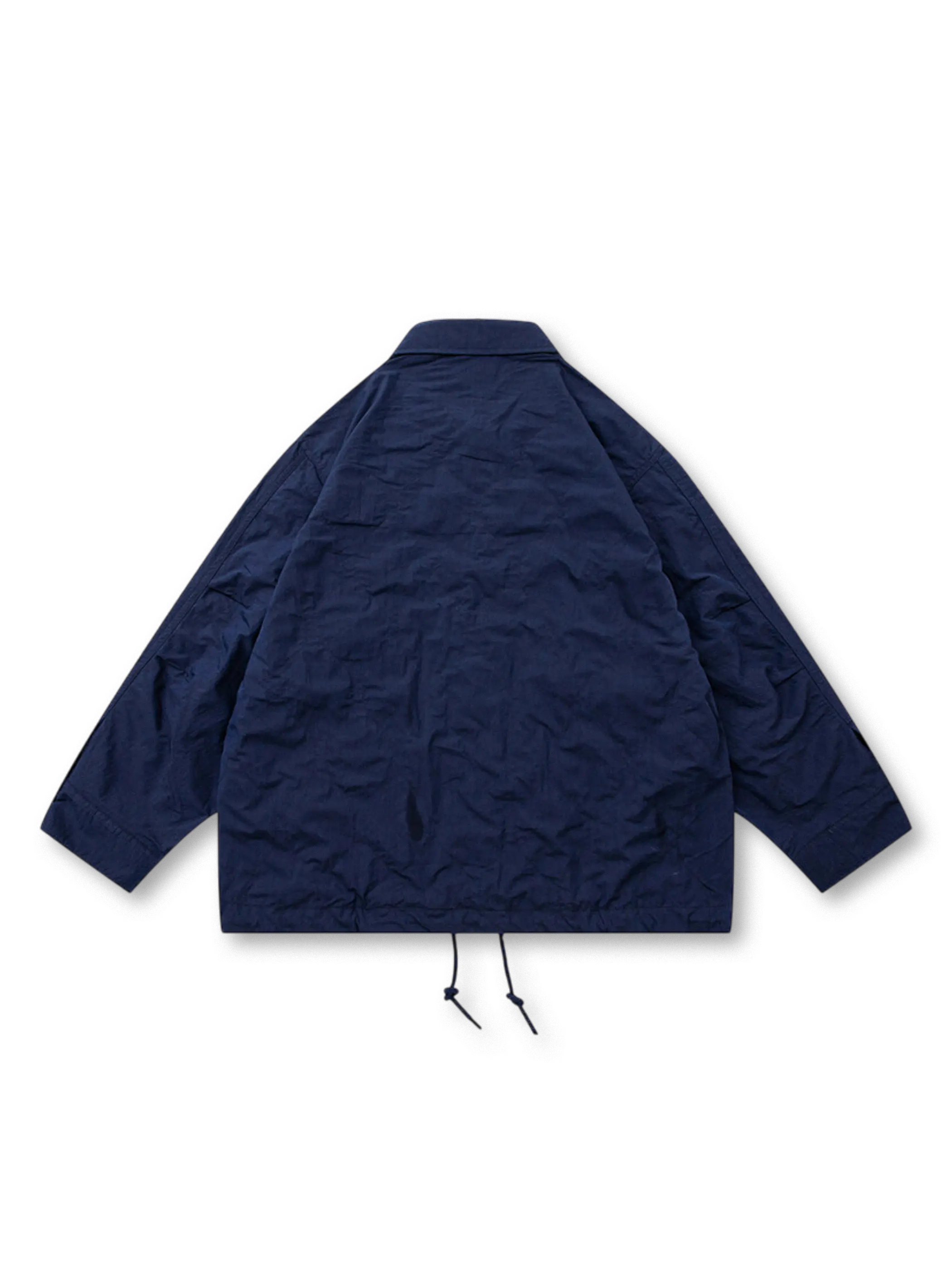 ネイビーのサンブロック コーチジャケット全体