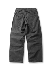 ヴィンテージ風サンドウォッシュカットオフポケットパンツ