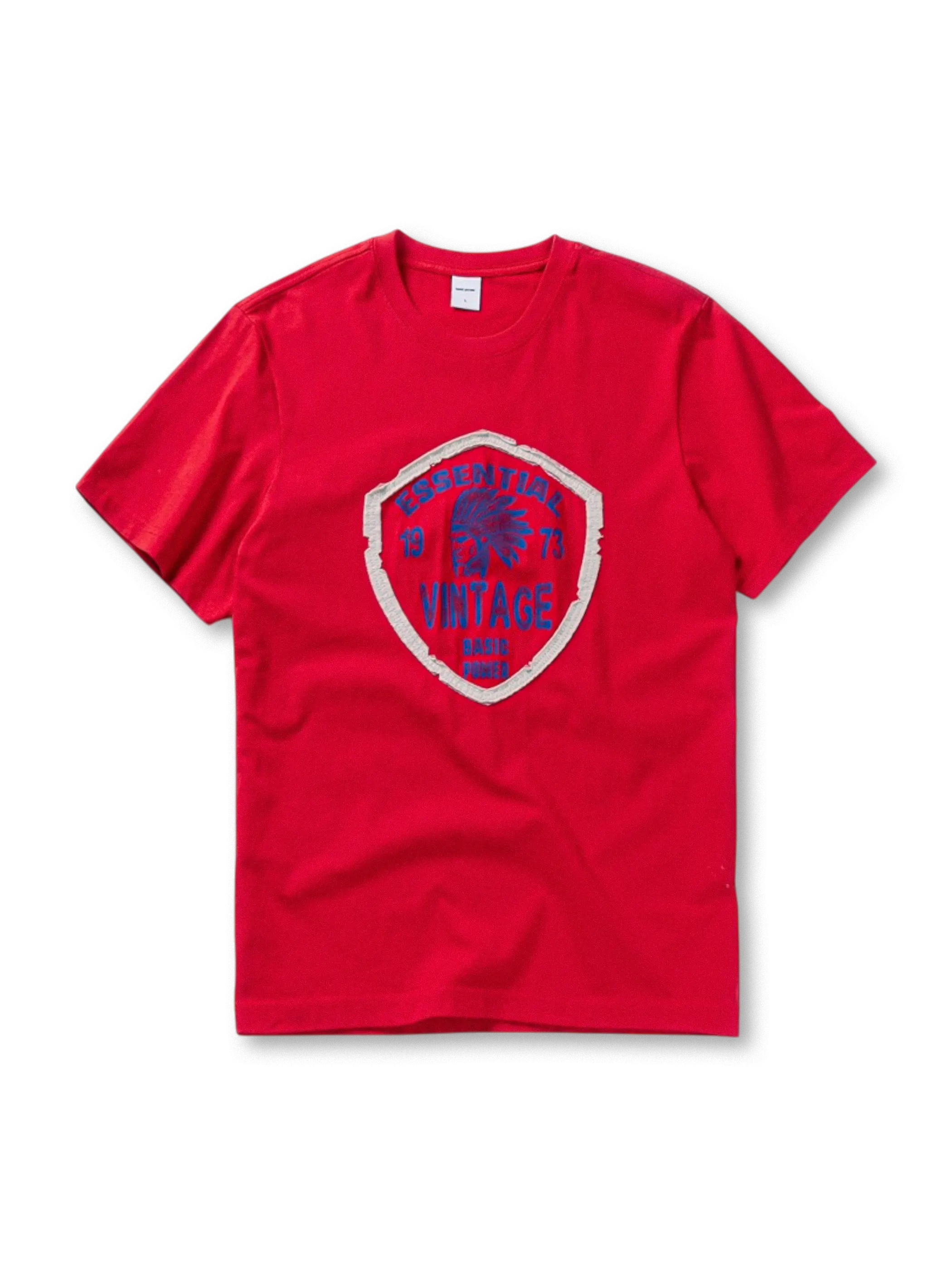 インディアン酋長プリント入りTシャツ
