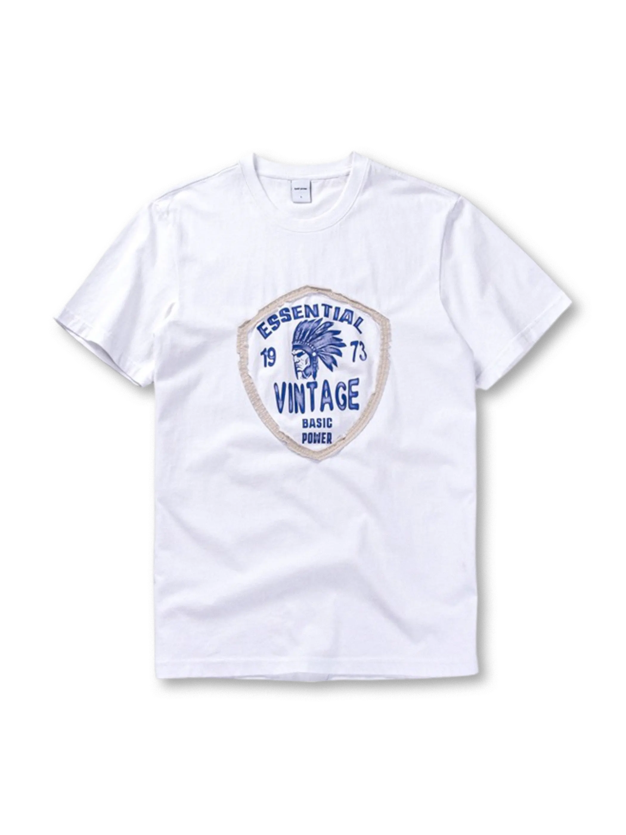 インディアン酋長プリント入りTシャツ