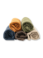 花色糸特有のムラ感が楽しめるヘビーウェイトTシャツ、フロントポケットに牛角ボタンが付いている