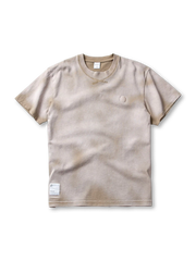 ガーメントダイ加工により独特な色ムラが出たミディアムライトTシャツの正面