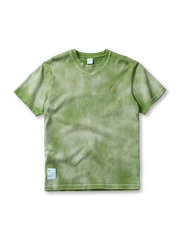 ガーメントダイ加工により独特な色ムラが出たミディアムライトTシャツの正面