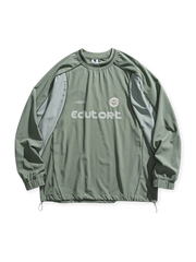 アウトドア配色 スポーツライディングスウェット