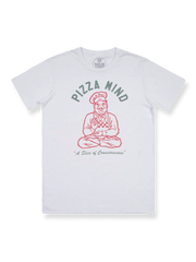 製品画像: ピザマインドプリントTシャツの全体図