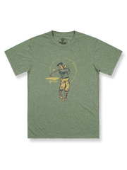 製品画像: レトロ ゴルファー プリント クラシック Tシャツの全体像