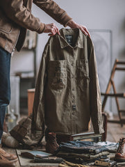 ミリタリー 長袖シャツ