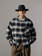 チカーノ短幅チェックシャツ
