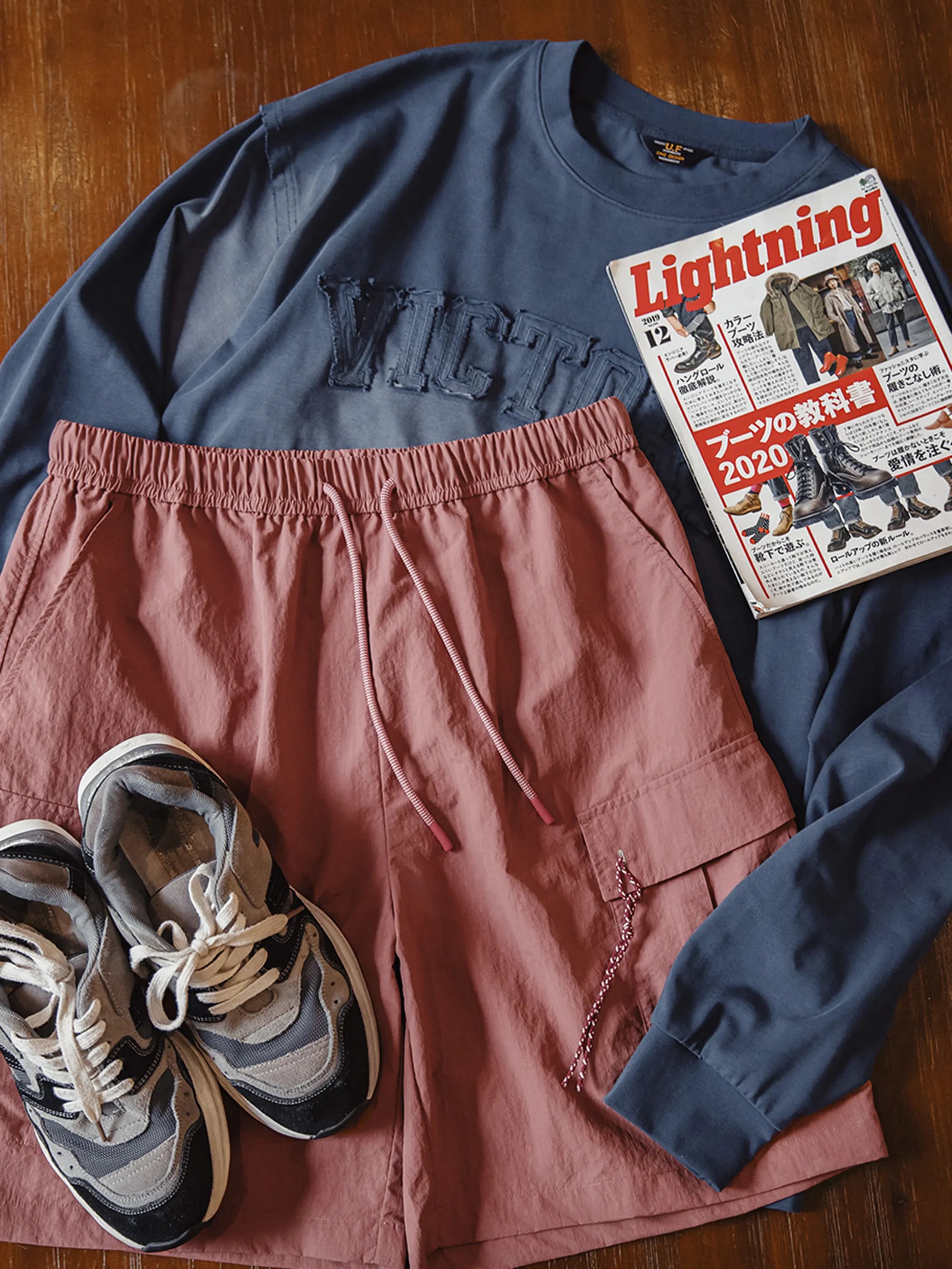 モディファイドM65カーゴショーツ全体