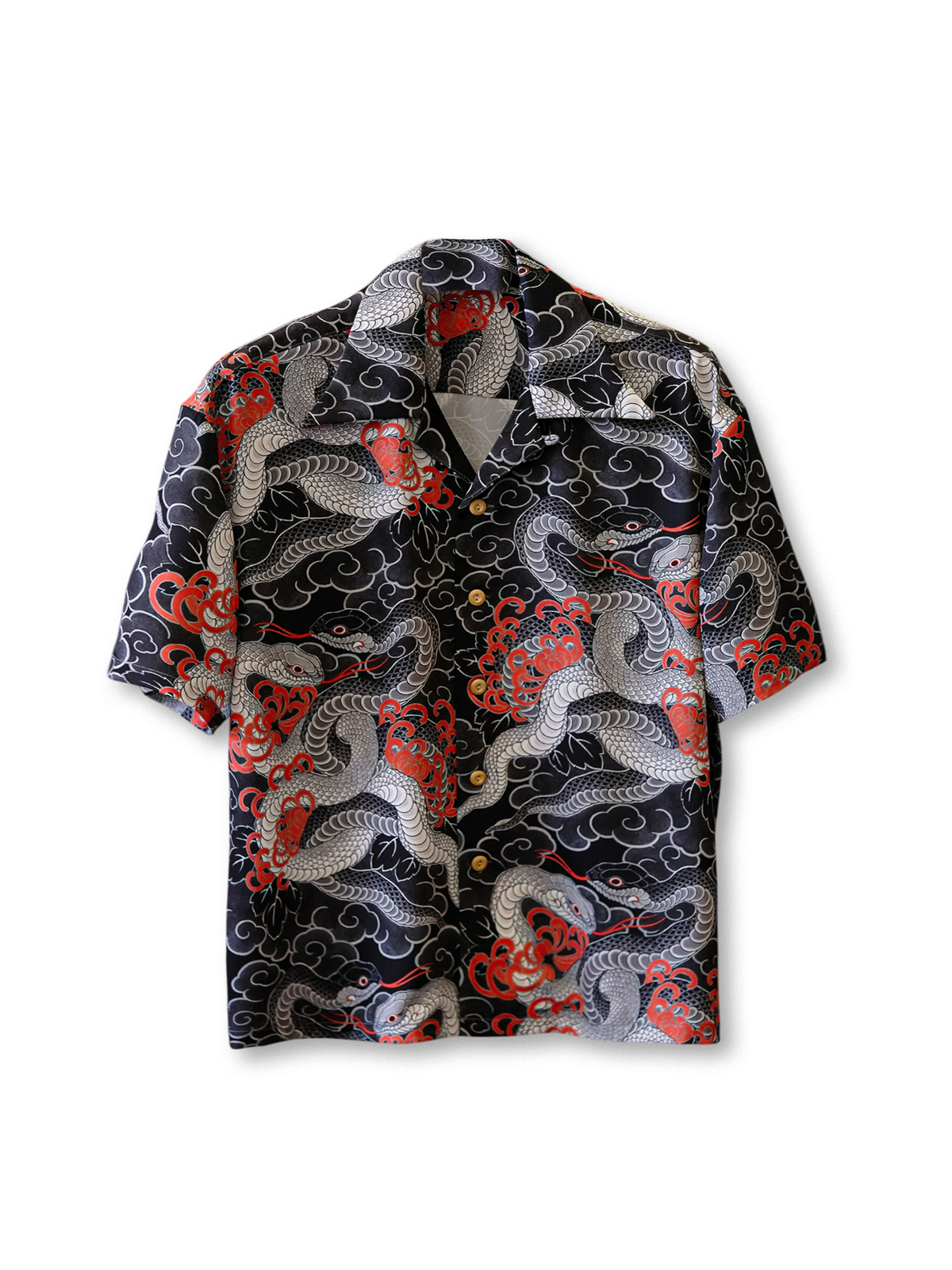 ダブルスネークブレイズ アロハシャツ