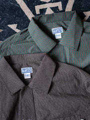 ルードスタイル ショートワイドチェックシャツジャケット