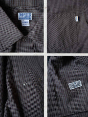 ルードスタイル ショートワイドチェックシャツジャケット