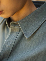 日本製ヘリンボーンCPOシャツ