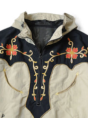 エスニックフラワー刺繍 マウンテンジャケット