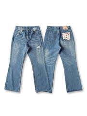 15.5oz 赤耳セルビッジ デニム ブーツカットパンツ