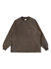 ヴィンテージダブルフェイスフリース長袖スウェット全体外観