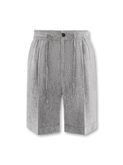 フレンチリネン一片襟スキッパーシャツ