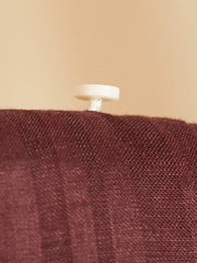 リネンブレンドテクスチャード開襟シャツ